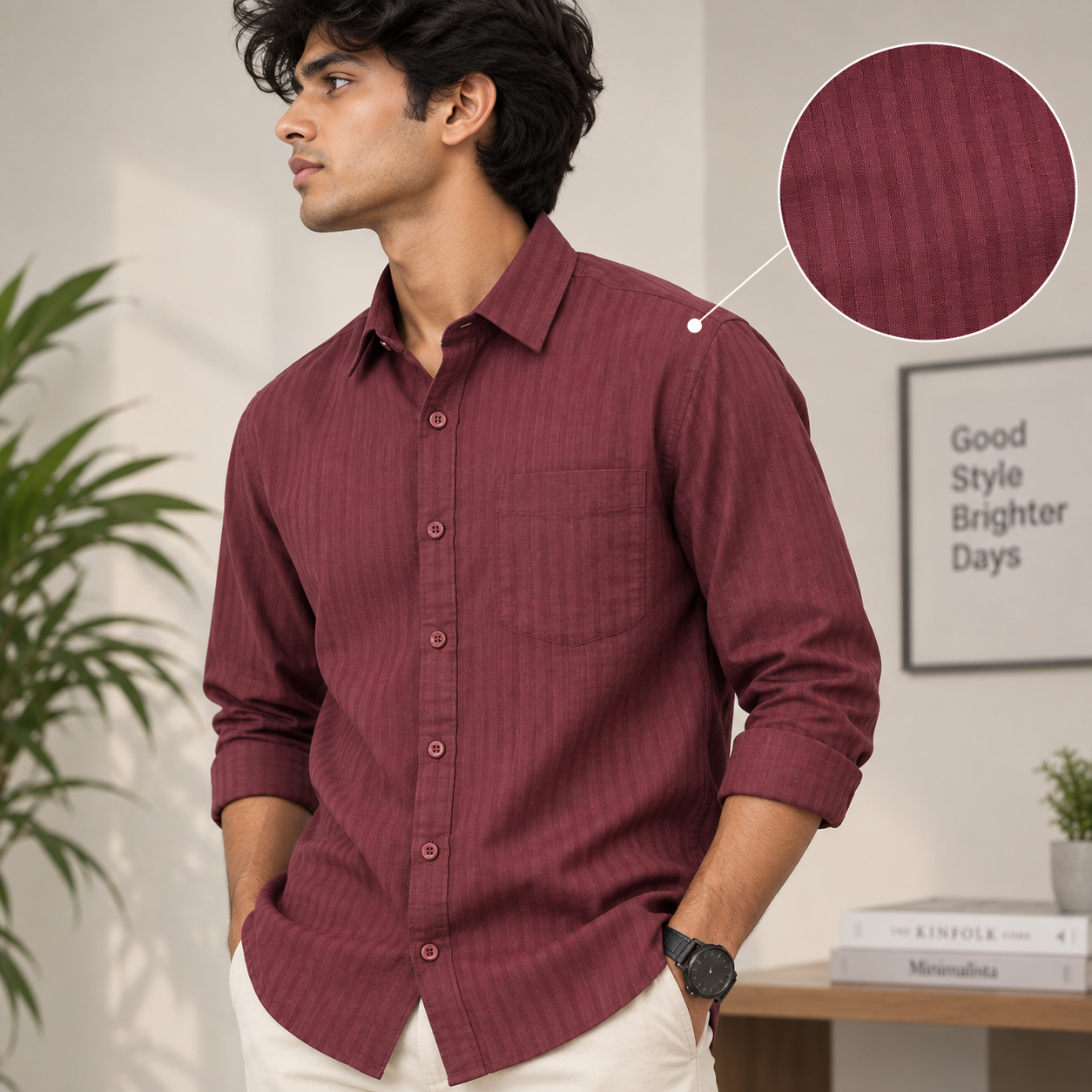 lacoste men's solid casual shirt