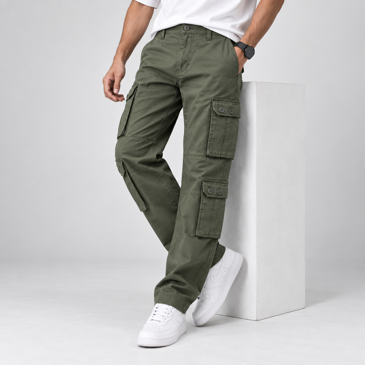 Home checks men's casual shirt